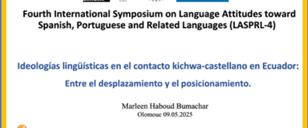 Conferencia: “Ideologías lingüísticas en el contacto kichwa-castellano en Ecuador: Entre el desplazamiento y el posicionamiento”