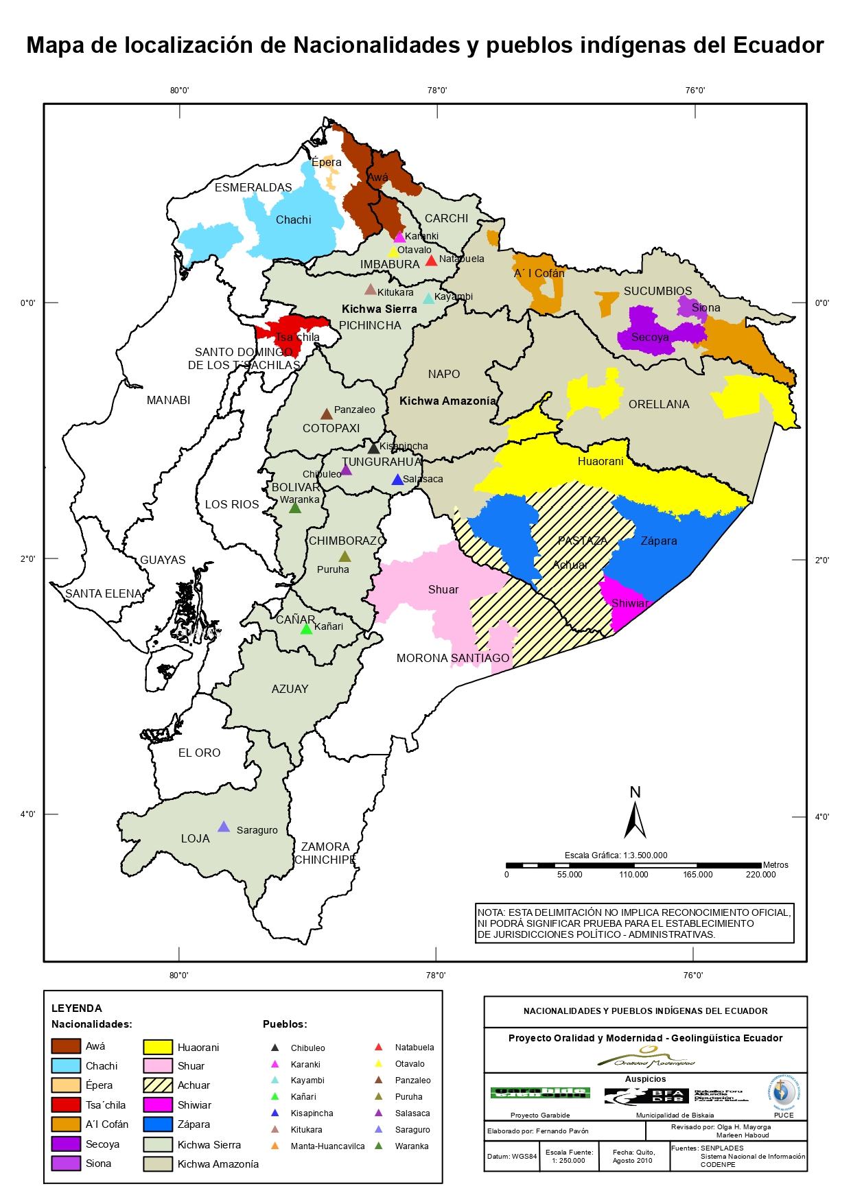 Nacionalidades y Pueblos del Ecuador