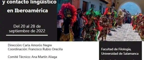Próximo evento: Lenguas amerindias y contacto lingüístico en Iberoamérica 20.9.2022